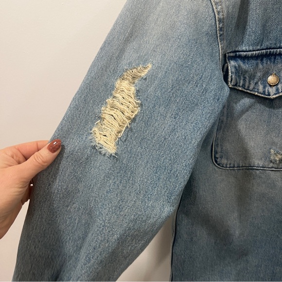 Retrofete Doreen Shirt Jacket Blue Denim size xs - Picture 13 of 14